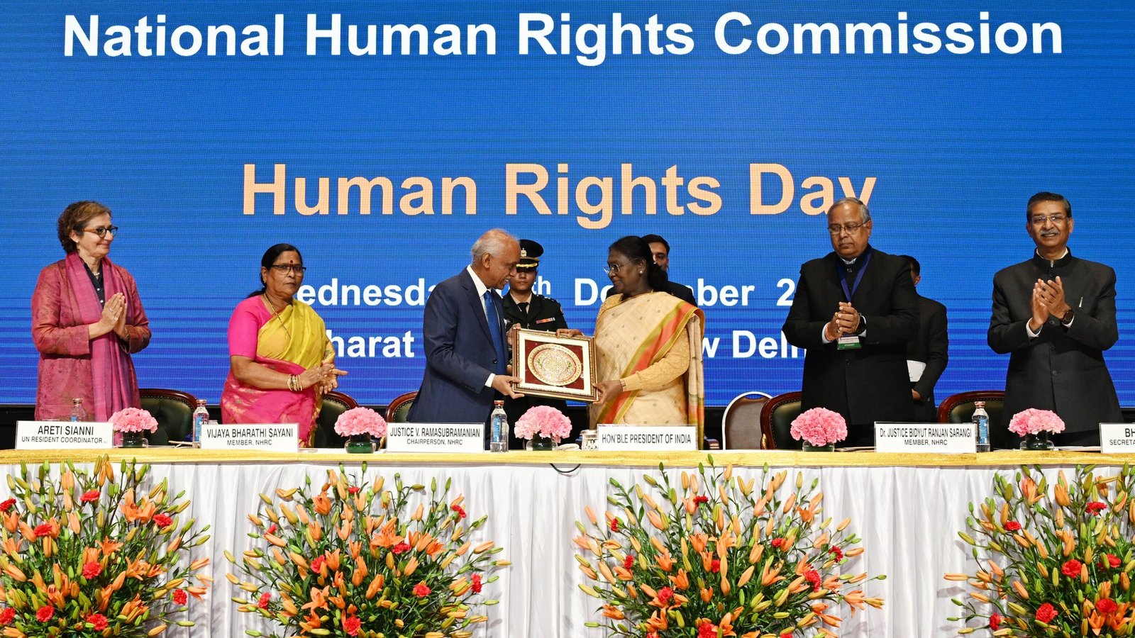 PRESIDENT OF INDIA GRACES HUMAN RIGHTS DAY